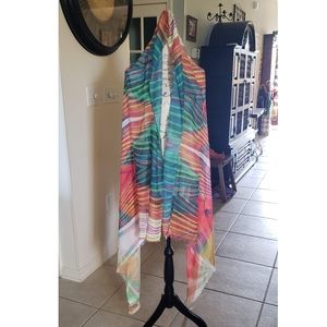 Wrap Scarf Shaw Fringe Cape Poncho Shrug Stole boho chic